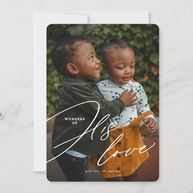 Festividades Maravilha de seu cartão religioso de Natal (Frente)