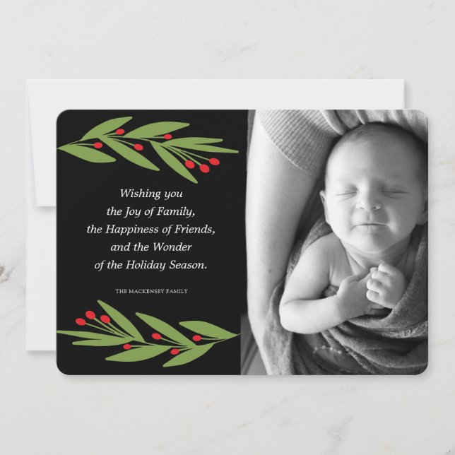 Festividades Maravilha do Cartão com fotos de Férias (Frente)