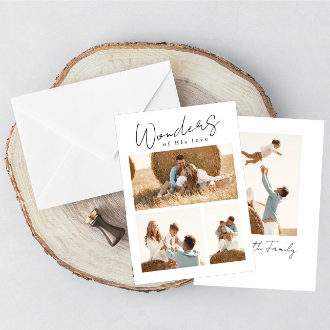 Festividades Maravilhas de seu Cartão com fotos duplo de amor (Criador carregado)