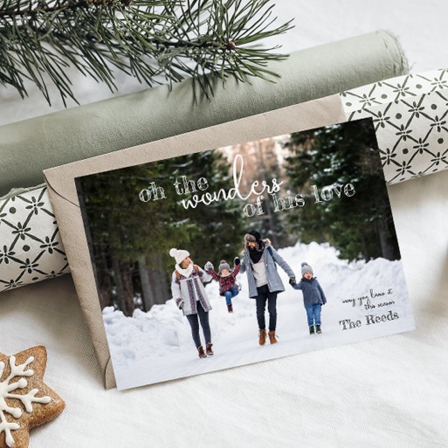 Festividades Maravilhas de seu cartão de Natal de amor (Criador carregado)