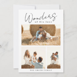 Festividades Maravilhas Pretas e Brancas de Seu Cartão com foto