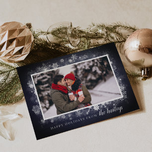 Festividades Meia-noite Frost   Cartão com fotos de Férias