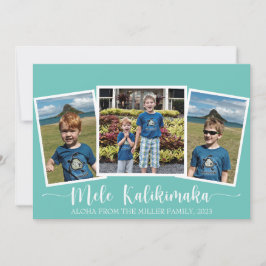 Festividades Mele Kalikimaka Cartão de Férias de Natal Feliz