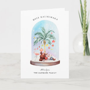Festividades Mele Kalikimaka Cartão de Natal Ilha
