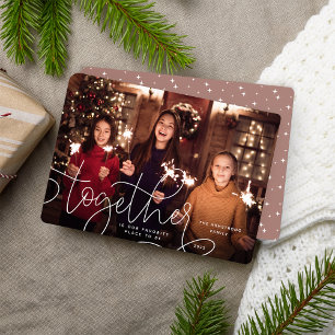 Festividades Melhor Juntos   Cartão com fotos de férias