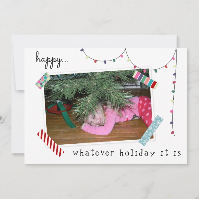 Festividades Melhor Tarde Do Que Nunca Atrasado No Cartão De Na (Frente)