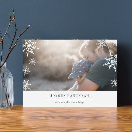 Festividades Mensagem editável moderna do cartão com fotos | de