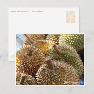 Festividades Mercado Golden Durian Bali – Cartão Postal de Viag