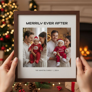 Festividades Merrivelmente Depois Do Cartão De Natal Da Família