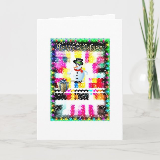 Festividades Microsoft etiqueta o 2D cartão de Natal (Frente)