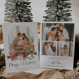 Festividades Mínimo de Cartão de Férias Moderno Feliz Natal