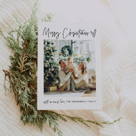 Festividades Mínimo de Cartão de Férias Moderno Feliz Natal