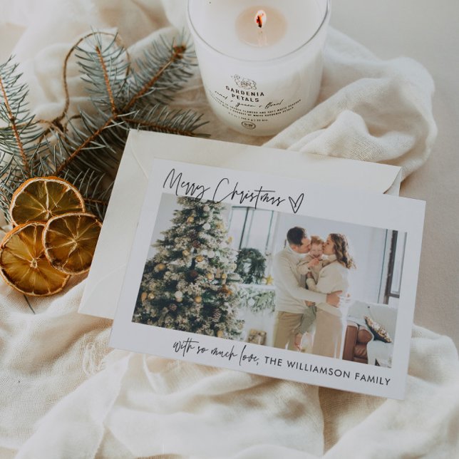 Festividades Mínimo de Cartão de Férias Moderno Feliz Natal (Criador carregado)