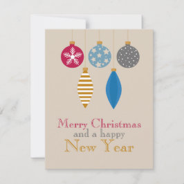 Festividades Mínimo Simples de Cartão de Férias Empresariais Mo