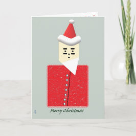Festividades Morse Papai Noel - Cartão de Natal Dobrado 5"x7"