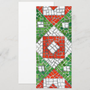 Festividades MOSAICO DE FÉRIAS 4x9,25 Cartão Plano / Vertical