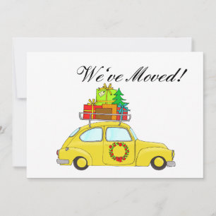 Festividades Movimentamos Carro e Cartão de Natal de Árvore