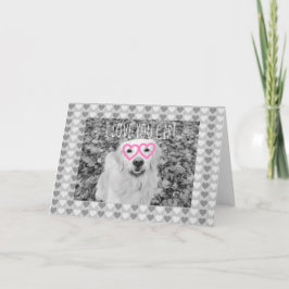 Festividades NAMORADOS de recuperação de ouro Cartão de saudaçã