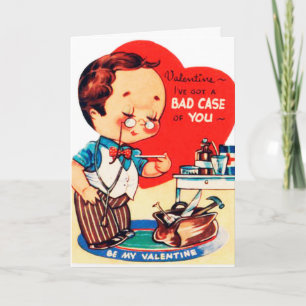 Festividades Namorados de Vintagem Retroativa Cartão de Mensage