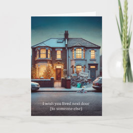 Festividades Não é o meu cartão de saudação de Natal 2024