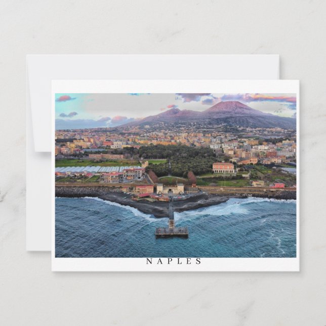 Festividades Nápoles Itália Cartão de Saudação Sazonal (Frente)