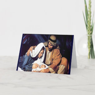 Festividades Nascimento do cartão de Natal de Jesus