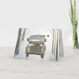 Festividades Natal de um soldado ・ Cartão de Férias