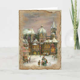 Festividades Natal na cidade - Cartão de Saudação