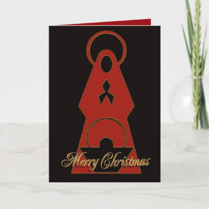 Festividades Natividade Cartão de Natal preto design