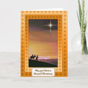 Festividades Natividade, cartão de Natal religioso