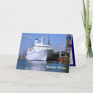 Festividades Navio de cruzeiros "Astoria", cartão customizável