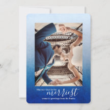 Nebulosa Ombre azul, cartão de Natal