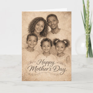 Festividades Nosso Tesouro de Amor Cartão do Dia das Mães