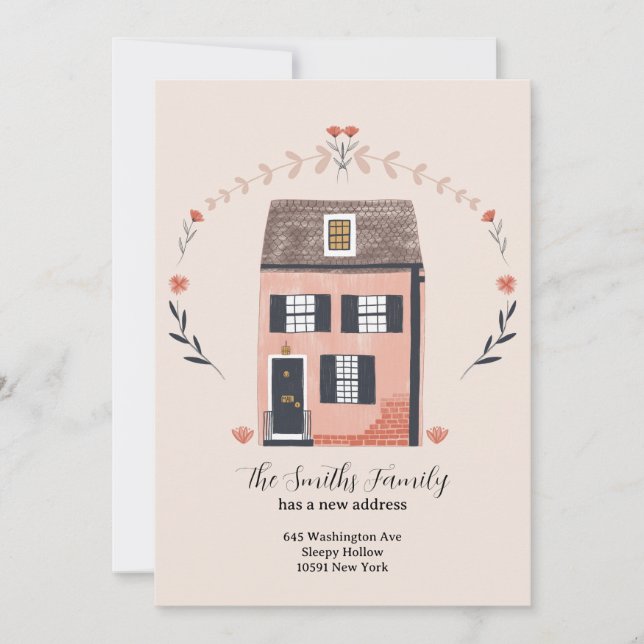 Festividades Novo Cartão de Endereço (Frente)