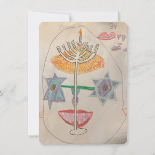 Festividades Novo cartão de Hanukkah!