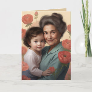 Festividades O Abraço de uma Avó - Cartão do Dia das Mães