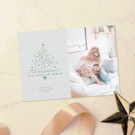 Festividades O Amor Era Um Cartão De Natal De Árvore Nascer