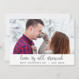 Festividades O amor está em volta de um cartão de Dia de os nam