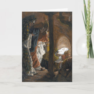 Festividades O cartão "A Adoração da Magia" de Tissot