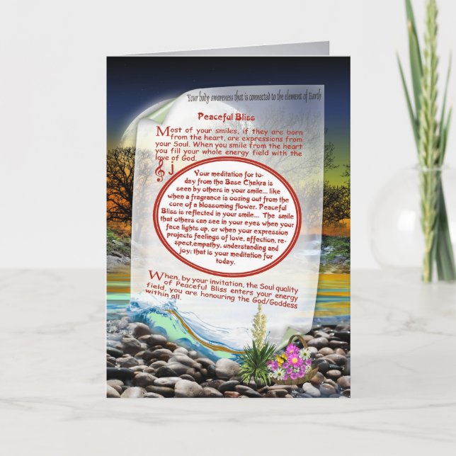 Festividades O cartão de alimentação da Terra (Frente)