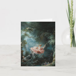 Festividades O cartão de Natal dobrável do balanço