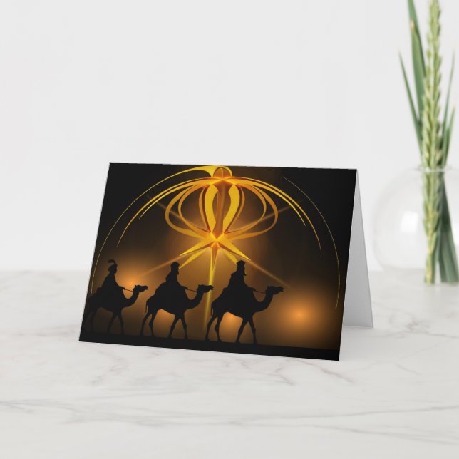 Festividades O Cartão de Sábios Viajantes (Frente)