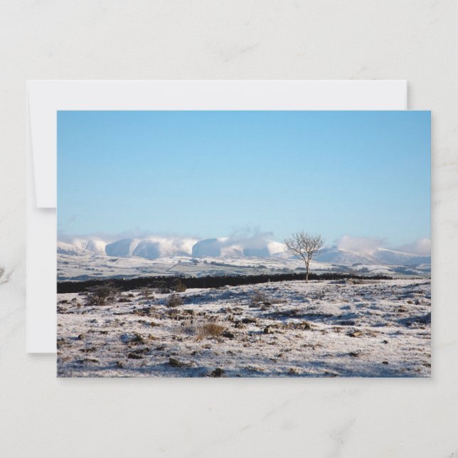 Festividades O Howgill Fells Cartão de Férias de Inverno para I (Frente)