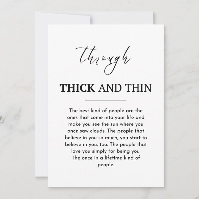 Festividades O melhor cartão de amigo, um cartão de amizade sig (Frente)