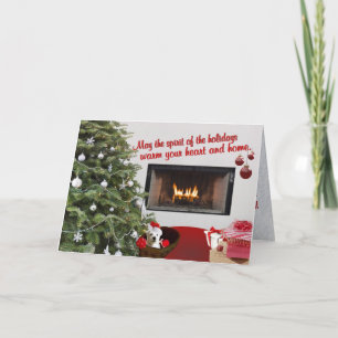 Festividades O Natal Ocidental quer um Cartão de Saudação #2