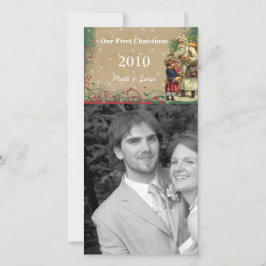 Festividades O nosso Cartão com fotos de 1rua de natal Vintage