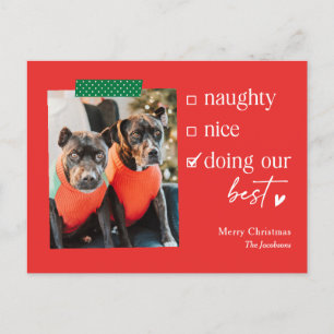 Festividades O nosso melhor cartão postal de Natal de Feriado d