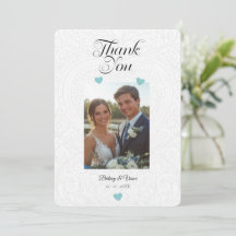 Obrigado - Cartão de Casamento