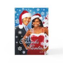 Obrigado, Papai Noel! Cartão de Boas Festas