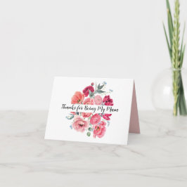 Festividades Obrigado por Ser Minha Mãe, Cartão de Agradeciment